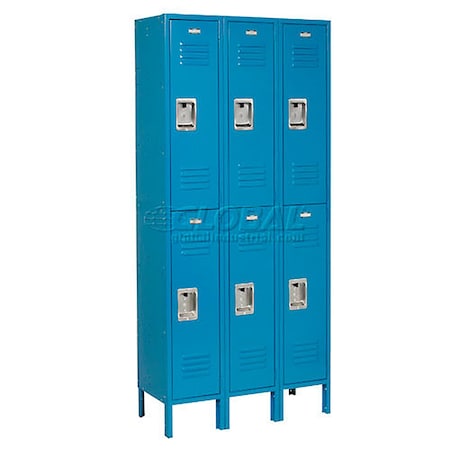 Global Industrial 36 in W, 12 D, 78 in H, Blue 968265BL